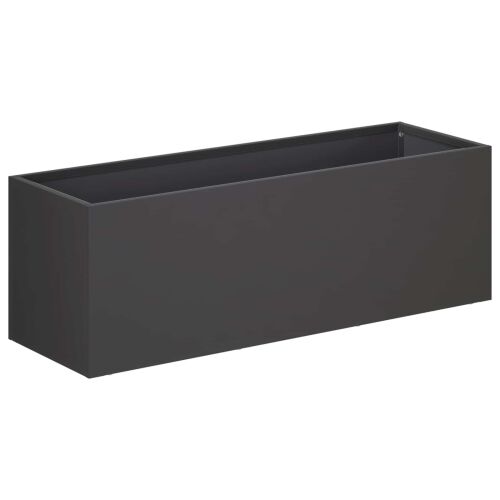 Vrtna saksija Crna 60 x 20 x 20 cm Čelična vrata - Crna 60 x 20 x 20 cm 1 Cijena