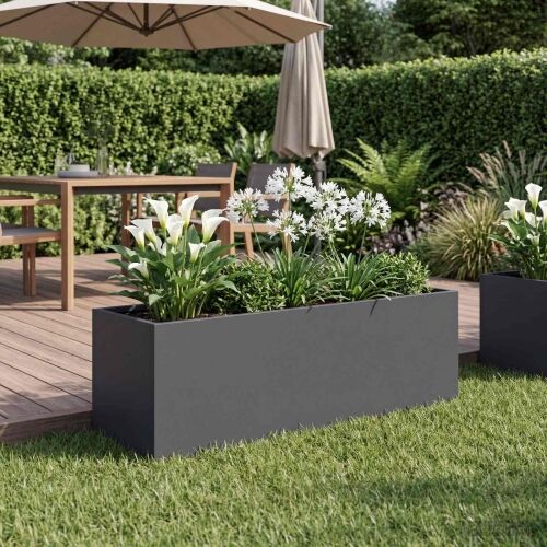 Vrtna saksija Antracit 60 x 20 x 20 cm Čelična vrata - Antracit 60 x 20 x 20 cm 1 Cijena