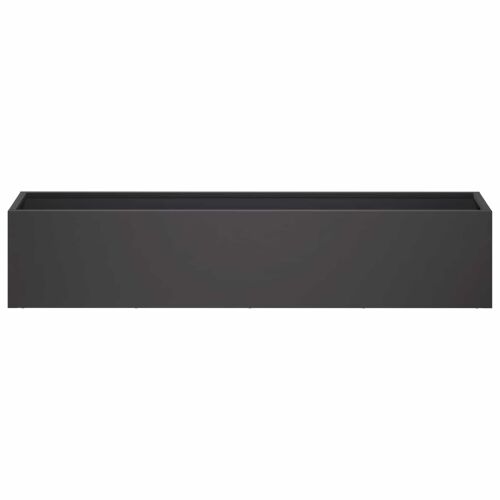 Vrtna saksija Crna 80 x 20 x 20 cm Čelična vrata - Crna 80 x 20 x 20 cm 1 Cijena