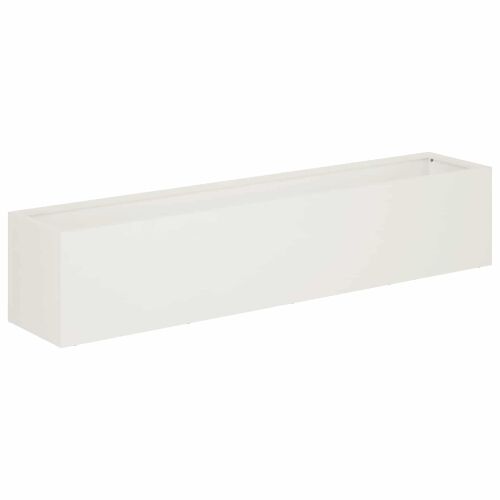 Vrtna saksija 2 kom. Bijela 80 x 20 x 20 cm Čelična vrata - Bijela 80 x 20 x 20 cm 2 Cijena