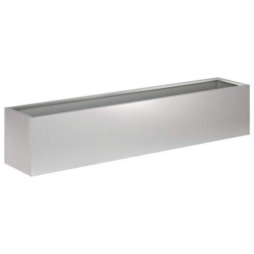 Vrtna saksija 2 kom. Srebrna 80 x 20 x 20 cm Pocinčani čelik - Pocinčani čelik 80 x 20 x 20 cm 2 Cijena
