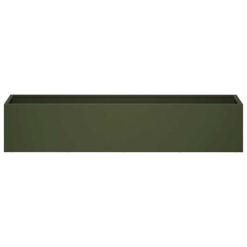 Vrtna saksija 2 kom. Maslinastozelena 100 x 20 x 20 cm - Maslinastozelena 100 x 20 x 20 cm 2 Cijena