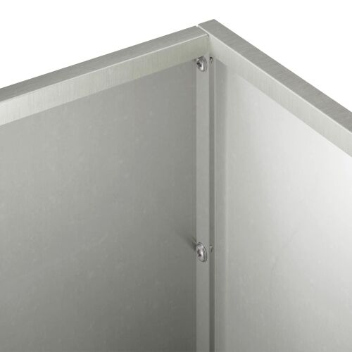 Vrtna saksija 2 kom. Srebrna 100 x 20 x 20 cm Nehrđajući čelik - Nehrđajući čelik 100 x 20 x 20 cm 2 Cijena