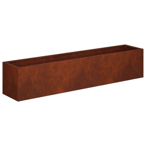 Vrtna saksija 2 kom. Rđa 100 x 20 x 20 cm Otporni čelik - Otporni čelik 100 x 20 x 20 cm 2 Cijena