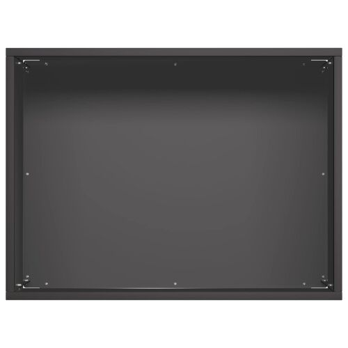 Vrtna saksija 2 kom. Crna 40 x 30 x 30 cm Čelična vrata - Crna 40 x 30 x 30 cm 2 Cijena