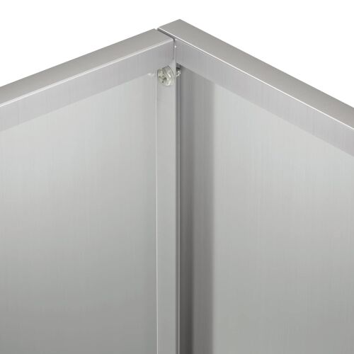 Vrtna saksija Srebrna 40 x 30 x 30 cm Pocinčani čelik - Pocinčani čelik 40 x 30 x 30 cm 1 Cijena