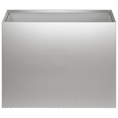 Vrtna saksija 2 kom. Srebrna 40 x 30 x 30 cm Pocinčani čelik - Pocinčani čelik 40 x 30 x 30 cm 2 Cijena