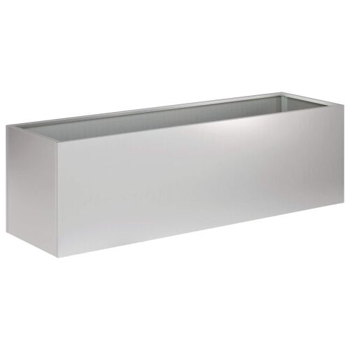 Vrtna saksija Srebrna 80 x 30 x 30 cm Pocinčani čelik - Pocinčani čelik 80 x 30 x 30 cm 1 Cijena