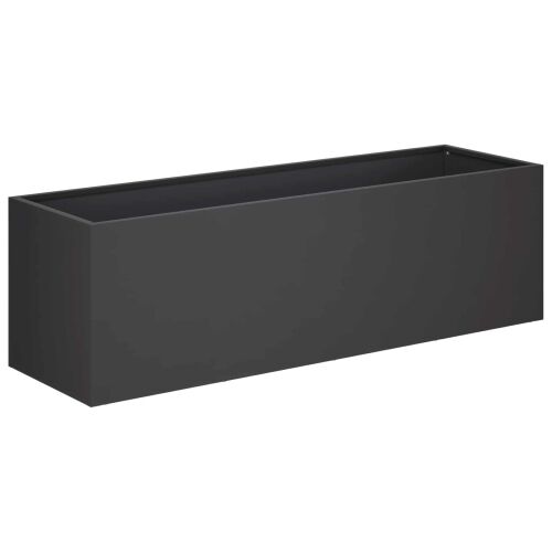 Vrtna saksija Crna 100 x 30 x 30 cm Čelična vrata - Crna 100 x 30 x 30 cm 1 Cijena
