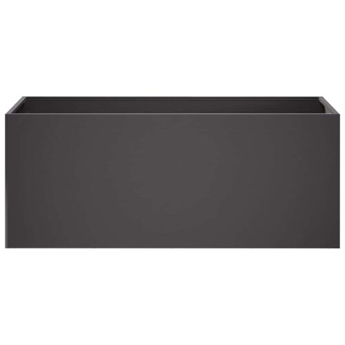 Vrtna saksija Crna 80 x 40 x 40 cm Čelična vrata - Crna 80 x 40 x 40 cm 1 Cijena