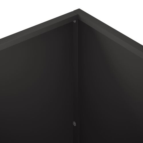 Vrtna saksija Crna 80 x 40 x 40 cm Čelična vrata - Crna 80 x 40 x 40 cm 1 Cijena
