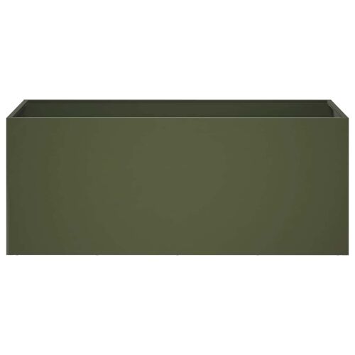 Vrtna saksija 2 kom. Maslinastozelena 80 x 40 x 40 cm - Maslinastozelena 80 x 40 x 40 cm 2 Cijena