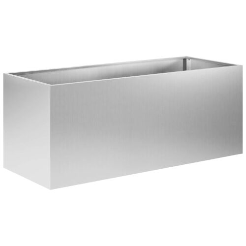 Vrtna saksija Srebrna 80 x 40 x 40 cm Pocinčani čelik - Pocinčani čelik 80 x 40 x 40 cm 1 Cijena