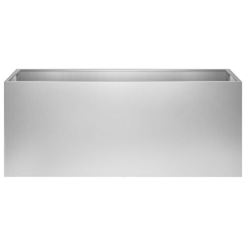 Vrtna saksija Srebrna 80 x 40 x 40 cm Pocinčani čelik - Pocinčani čelik 80 x 40 x 40 cm 1 Cijena