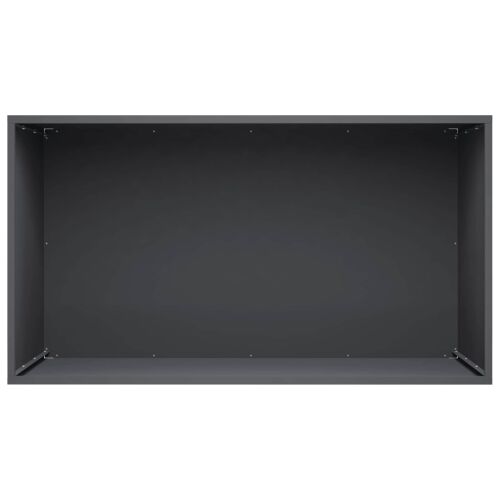 Vrtna saksija 2 kom. Antracit 80 x 50 x 50 cm Čelična vrata - Antracit 80 x 50 x 50 cm 2 Cijena