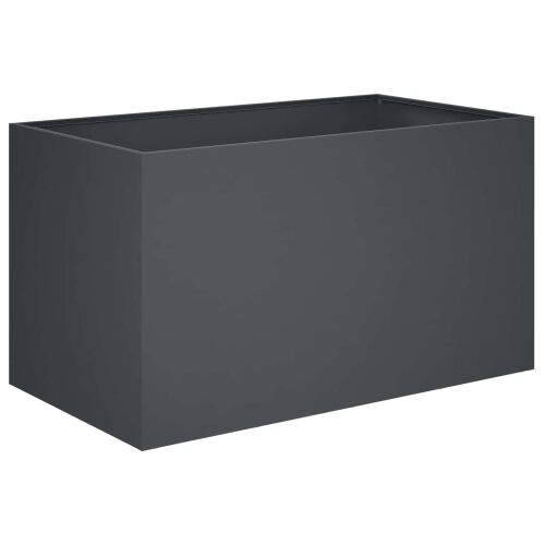 Vrtna saksija 2 kom. Antracit 80 x 50 x 50 cm Čelična vrata - Antracit 80 x 50 x 50 cm 2 Cijena