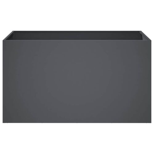 Vrtna saksija 2 kom. Antracit 100 x 50 x 50 cm Čelična vrata - Antracit 100 x 50 x 50 cm 2 Cijena