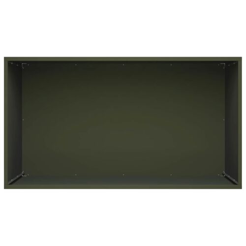 Vrtna saksija Maslinastozelena 100 x 50 x 50 cm Čelična vrata - Maslinastozelena 100 x 50 x 50 cm 1 Cijena