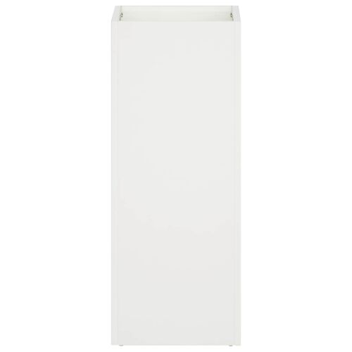 Vrtna saksija 2 kom. Bijela 20 x 20 x 50 cm Čelična vrata - Bijela 20 x 20 x 50 cm 2 Cijena