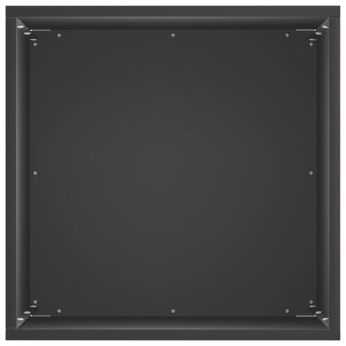 Vrtna saksija Crna 30 x 30 x 50 cm Čelična vrata - Crna 30 x 30 x 50 cm 1 Cijena