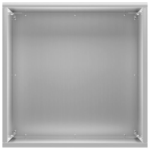 Vrtna saksija Srebrna 40 x 40 x 50 cm Pocinčani čelik - Pocinčani čelik 40 x 40 x 50 cm 1 Cijena