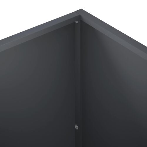 Vrtna saksija Antracit 40 x 40 x 75 cm Čelična vrata - Antracit 40 x 40 x 75 cm 1 Cijena