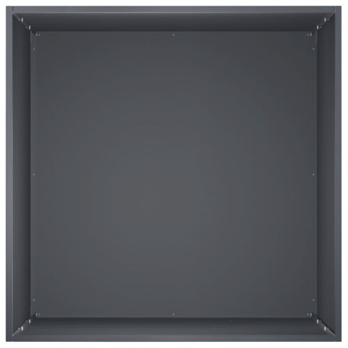 Vrtna saksija 2 kom. Antracit 40 x 40 x 75 cm Čelična vrata - Antracit 40 x 40 x 75 cm 2 Cijena