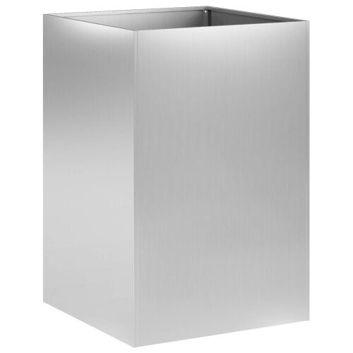 Vrtna saksija 2 kom. Srebrna 50 x 50 x 75 cm Pocinčani čelik - Pocinčani čelik 50 x 50 x 75 cm 2 Cijena