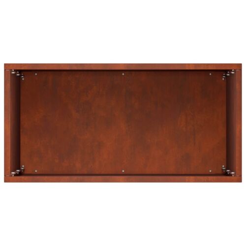 Vrtna saksija 2 kom. Rđa 40 x 20 x 40 cm Otporni čelik - Otporni čelik 40 x 20 x 40 cm 2 Cijena