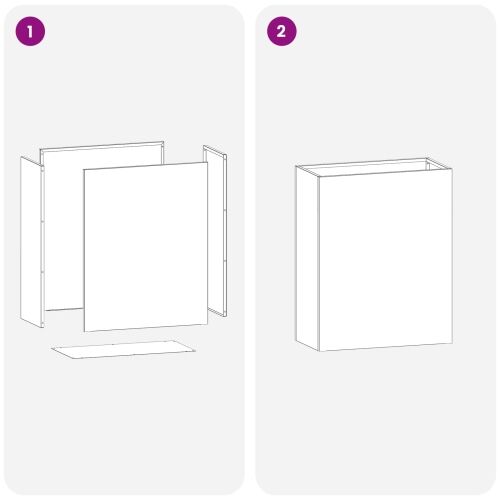 Vrtna saksija Crna 40 x 20 x 50 cm Čelična vrata - Crna 40 x 20 x 50 cm 1 Cijena