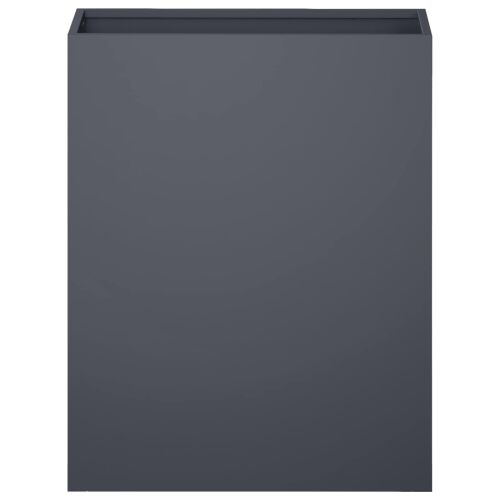 Vrtna saksija 2 kom. Antracit 40 x 20 x 50 cm Čelična vrata - Antracit 40 x 20 x 50 cm 2 Cijena