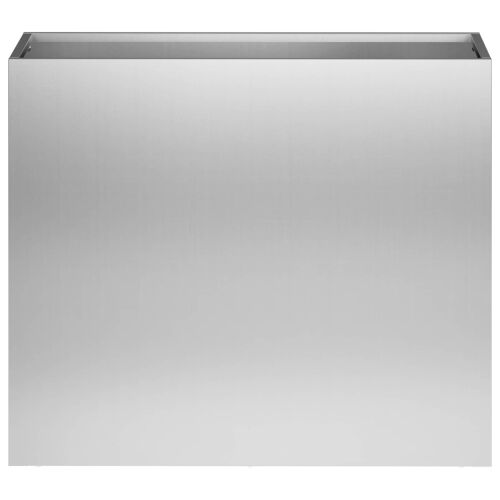 Vrtna saksija 2 kom. Srebrna 50 x 20 x 40 cm Pocinčani čelik - Pocinčani čelik 50 x 20 x 40 cm 2 Cijena