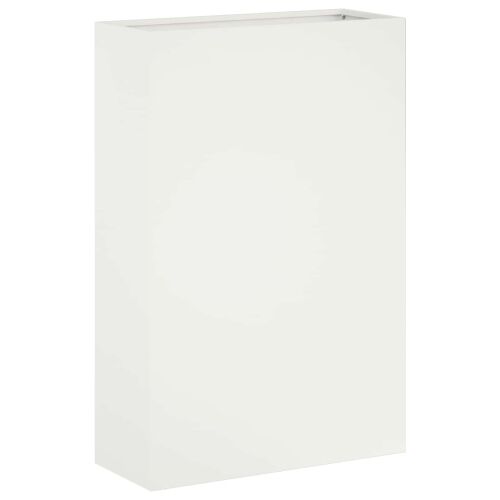 Vrtna saksija Bijela 50 x 20 x 75 cm Čelična vrata - Bijela 50 x 20 x 75 cm 1 Cijena