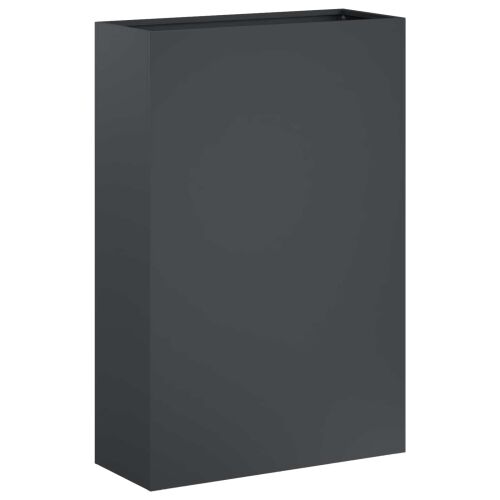 Vrtna saksija 2 kom. Antracit 50 x 20 x 75 cm Čelična vrata - Antracit 50 x 20 x 75 cm 2 Cijena