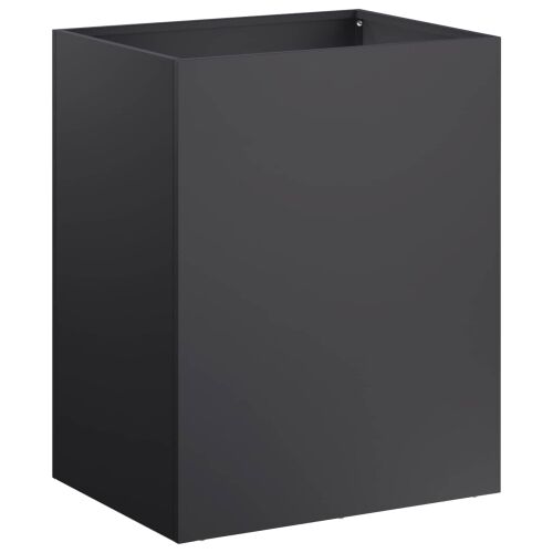 Vrtna saksija 2 kom. Crna 40 x 30 x 50 cm Čelična vrata - Crna 40 x 30 x 50 cm 2 Cijena
