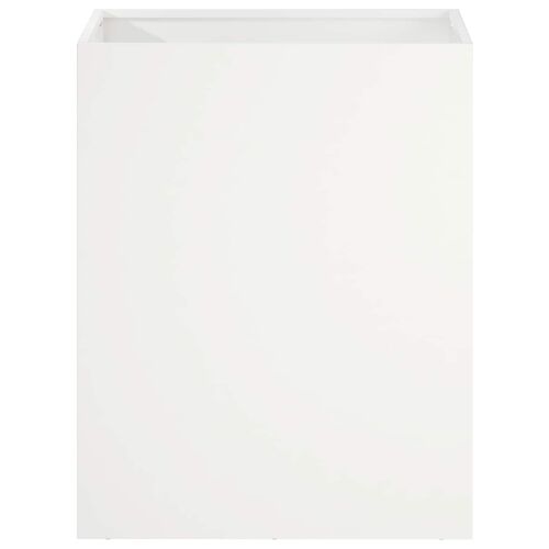 Vrtna saksija Bijela 40 x 30 x 50 cm Čelična vrata - Bijela 40 x 30 x 50 cm 1 Cijena