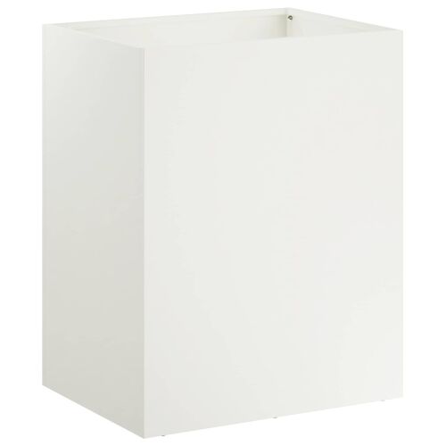 Vrtna saksija 2 kom. Bijela 40 x 30 x 50 cm Čelična vrata - Bijela 40 x 30 x 50 cm 2 Cijena