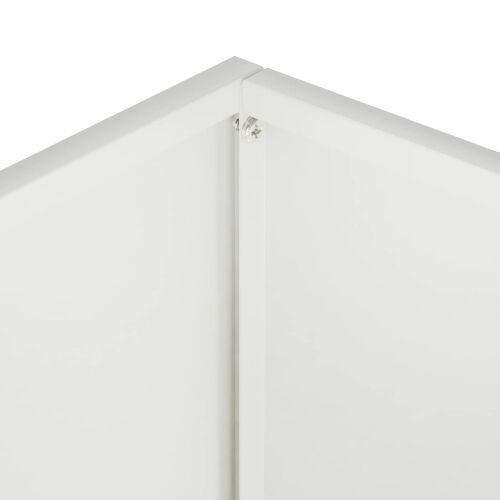 Vrtna saksija 2 kom. Bijela 40 x 30 x 50 cm Čelična vrata - Bijela 40 x 30 x 50 cm 2 Cijena