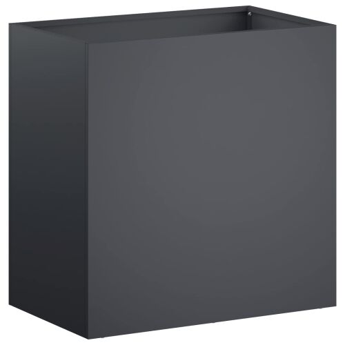 Vrtna saksija 2 kom. Antracit 50 x 30 x 40 cm Čelična vrata - Antracit 50 x 30 x 40 cm 2 Cijena