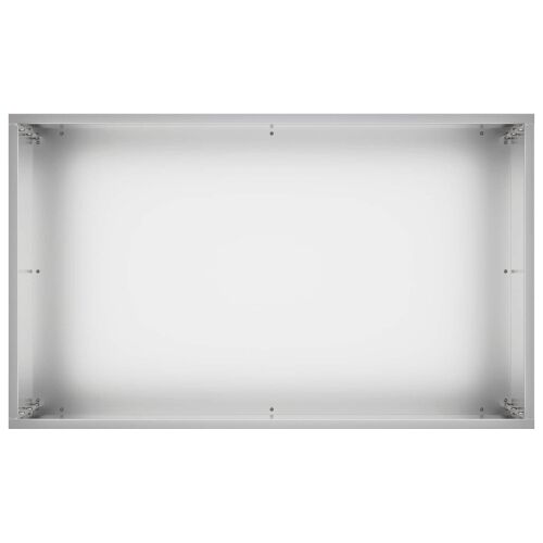 Vrtna saksija Srebrna 50 x 30 x 40 cm Pocinčani čelik - Pocinčani čelik 50 x 30 x 40 cm 1 Cijena