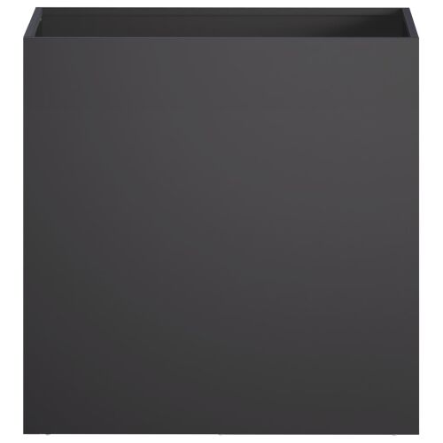 Vrtna saksija Crna 50 x 30 x 50 cm Čelična vrata - Crna 50 x 30 x 50 cm 1 Cijena