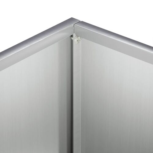 Vrtna saksija Srebrna 50 x 30 x 75 cm Pocinčani čelik - Pocinčani čelik 50 x 30 x 75 cm 1 Cijena