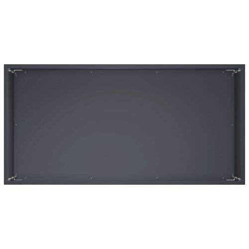 Vrtna saksija 2 kom. Antracit 60 x 30 x 40 cm Čelična vrata - Antracit 60 x 30 x 40 cm 2 Cijena