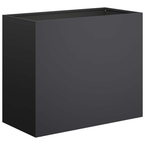 Vrtna saksija Crna 60 x 30 x 50 cm Čelična vrata - Crna 60 x 30 x 50 cm 1 Cijena
