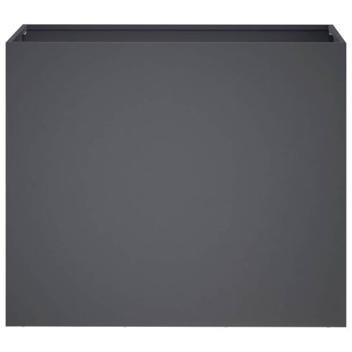 Vrtna saksija 2 kom. Antracit 60 x 30 x 50 cm Čelična vrata - Antracit 60 x 30 x 50 cm 2 Cijena