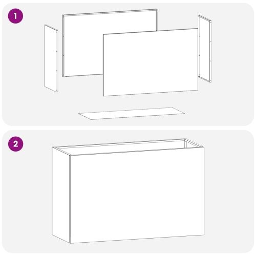 Vrtna saksija 2 kom. Maslinastozelena 80 x 30 x 50 cm - Maslinastozelena 80 x 30 x 50 cm 2 Cijena