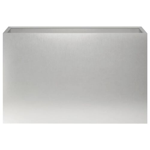 Vrtna saksija Srebrna 80 x 30 x 50 cm Nehrđajući čelik - Nehrđajući čelik 80 x 30 x 50 cm 1 Cijena