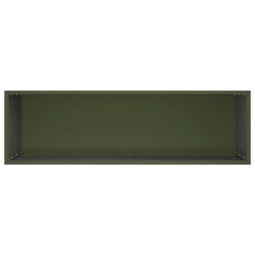 Vrtna saksija Maslinastozelena 100 x 30 x 40 cm Čelična vrata - Maslinastozelena 100 x 30 x 40 cm 1 Cijena
