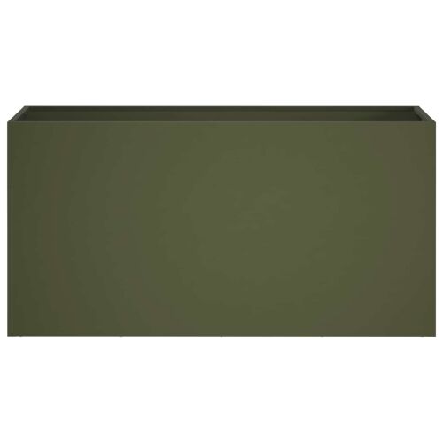Vrtna saksija 2 kom. Maslinastozelena 100 x 30 x 40 cm - Maslinastozelena 100 x 30 x 40 cm 2 Cijena