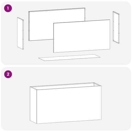 Vrtna saksija 2 kom. Maslinastozelena 100 x 30 x 50 cm - Maslinastozelena 100 x 30 x 50 cm 2 Cijena